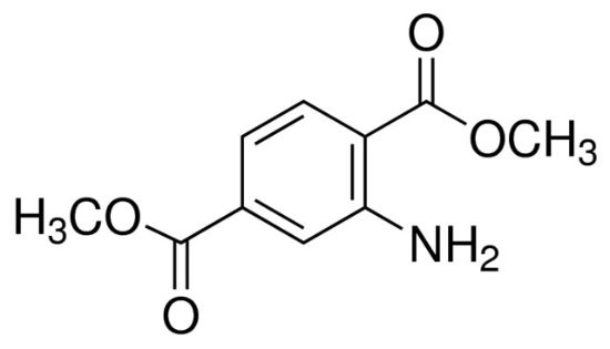 图片 2-氨基对苯二甲酸二甲酯，Dimethyl aminoterephthalate；97%