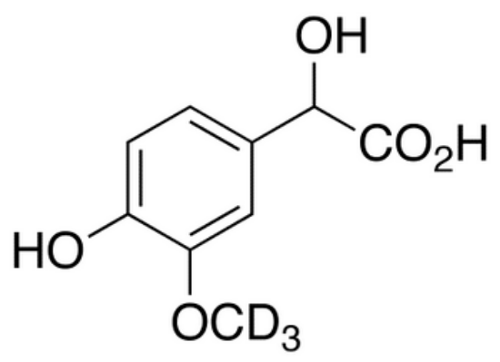 图片 4-羟基-3-甲氧基扁桃酸-d3 [香草扁桃酸-d3]，4-Hydroxy-3-methoxymandelic Acid-d3