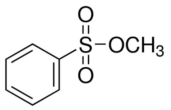 图片 苯磺酸甲酯，Methyl benzenesulfonate；98%