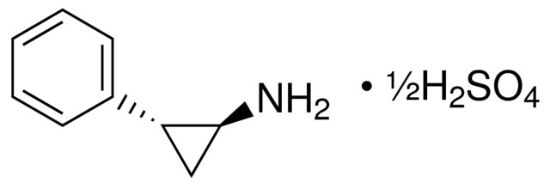 图片 反式-2-苯基环丙胺半硫酸盐，trans-2-Phenylcyclopropylamine hemisulfate salt；≥98% (perchloric acid titration)