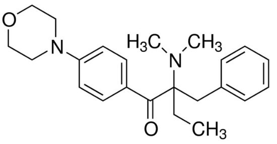 图片 2-苄基-2-二甲基氨基-1-(4-吗啉苯基)丁酮，2-Benzyl-2-(dimethylamino)-4′-morpholinobutyrophenone [DBMP]；97%