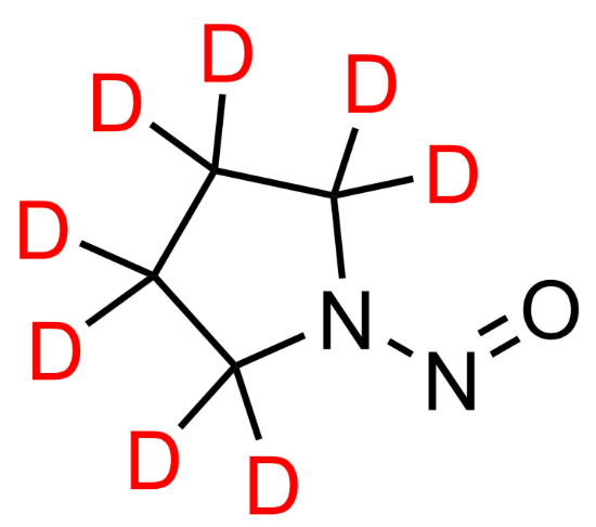 图片 N-亚硝基吡咯烷-D8，N-Nitrosopyrrolidine-d8