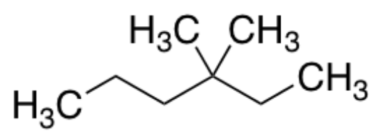 图片 3,3-二甲基己烷，3,3-Dimethylhexane
