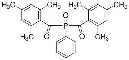 图片 苯基双(2,4,6-三甲基苯甲酰)氧化膦，Phenylbis(2,4,6-trimethylbenzoyl)phosphine oxide [BAPOs]；97%, powder