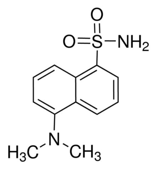 图片 5-(二甲氨基)-1-萘磺酰胺 [丹磺酰胺]，5-(Dimethylamino)-1-naphthalenesulfonamide [Dansyl amide, DNSA]；99%
