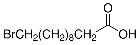 图片 11-溴十一酸，11-Bromoundecanoic acid；technical grade, 95%