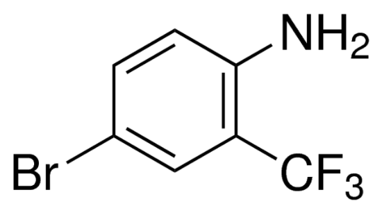图片 4-溴-2-(三氟甲基)苯胺，4-Bromo-2-(trifluoromethyl)aniline；97%