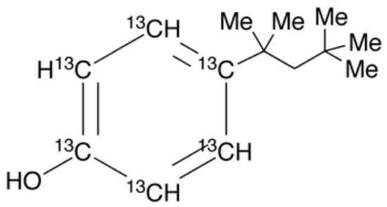 图片 4-叔辛基苯酚-13C6，4-tert-Octylphenol-13C6