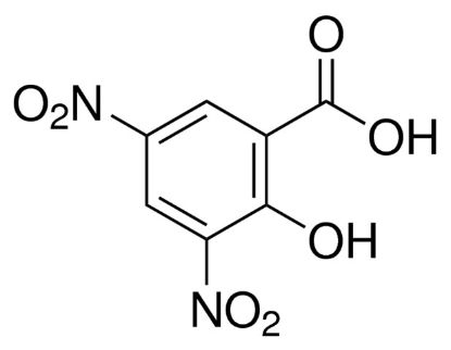 图片 3,5-二硝基水杨酸，3,5-Dinitrosalicylic acid [DNS]；used in colorimetric determination of reducing sugars, ≥98% (HPLC and titration)