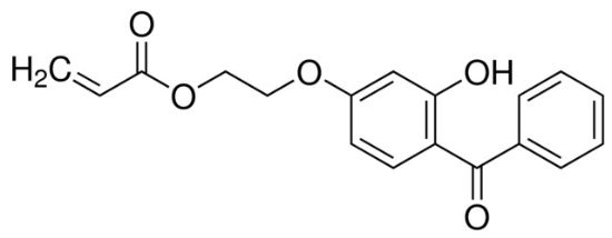 图片 2-丙烯酸-2-(4-苯甲酰-3-羟苯氧基)乙基酯，2-(4-Benzoyl-3-hydroxyphenoxy)ethyl acrylate；98%