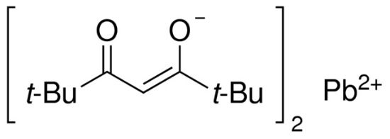 图片 双(2,2,6,6-四甲基-3,5-庚二酮酸)铅(II)，Bis(2,2,6,6-tetramethyl-3,5-heptanedionato)lead(II) [Pb(TMHD)2]；97%