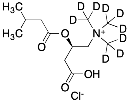 图片 L-异戊酰基肉碱-d9，O-Isovaleryl L-Carnitine Chloride- d9