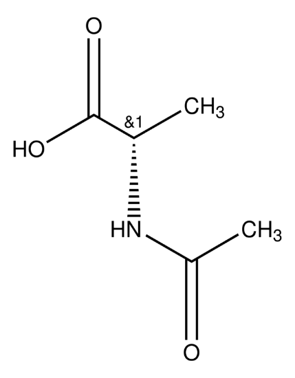 图片 N-乙酰基-L-丙氨酸，N-Acetyl-L-alanine；~99%