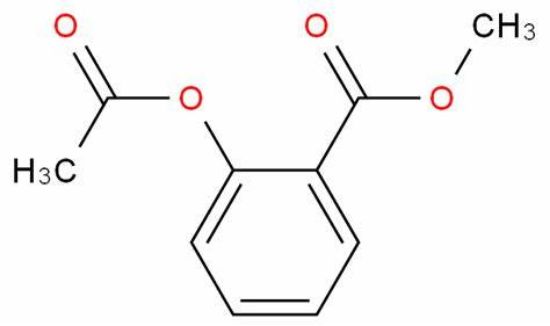 图片 乙酰水杨酸甲酯，Methyl 2-acetoxybenzoate；99.0%(GC)