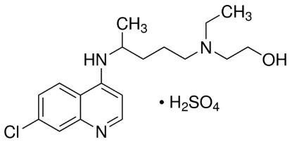 图片 硫酸羟氯喹，Hydroxychloroquine sulfate；analytical standard, ≥95.0% (HPLC)