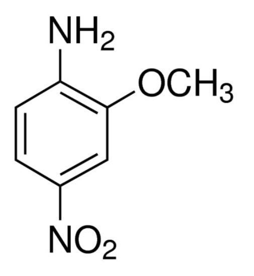 图片 2-甲氧基-4-硝基苯胺，2-Methoxy-4-nitroaniline；98%