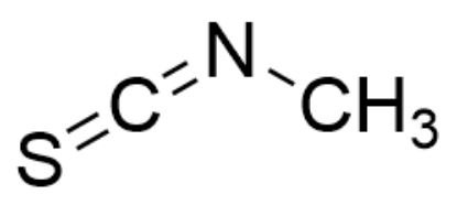 图片 异硫氰酸甲酯，Methyl isothiocyanate [MITC]