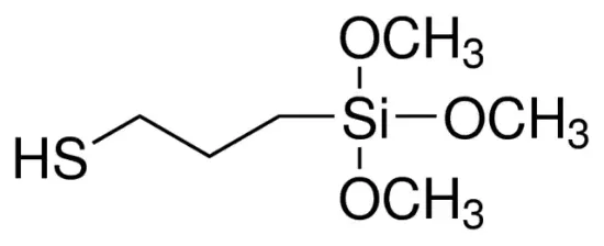 图片 (3-巯基丙基)三甲氧基硅烷，(3-Mercaptopropyl)trimethoxysilane [MPTMS]；95%