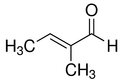 图片 反式-2-甲基-2-丁烯醛 [惕各醛]，trans-2-Methyl-2-butenal [Tiglic aldehyde]；sum of isomers, ≥99%, FG