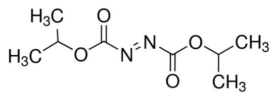 图片 偶氮二甲酸二异丙酯，Diisopropyl azodicarboxylate [DIAD]；98%
