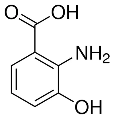 图片 3-羟基邻氨基苯甲酸，3-Hydroxyanthranilic acid；97%