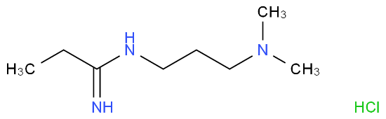 图片 N1-((乙基亚氨基)亚甲基)-N3,N3-二甲基丙烷-1,3-二胺盐酸盐，N1-((Ethylimino)methylene)-N3,N3-dimethylpropane-1,3-diamine hydrochloride；99%