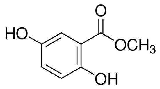 图片 2,5-二羟基苯甲酸甲酯，Methyl 2,5-dihydroxybenzoate；99%