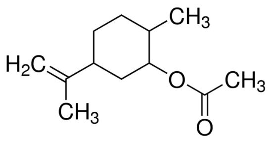图片 (-)-乙酸二氢香芹酯，L-Dihydrocarvyl acetate；mixture of isomers, ≥95%