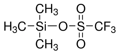 图片 三氟甲磺酸三甲基硅酯，Trimethylsilyl trifluoromethanesulfonate [TMSOTf, TMS]；purum, ≥98.0% (T)