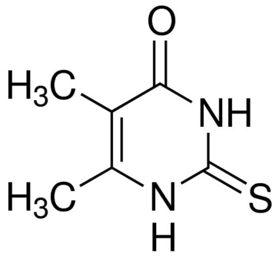 图片 5,6-二甲基-2-硫脲嘧啶，5,6-Dimethyl-2-thiouracil；97%