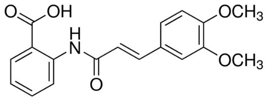 图片 曲尼司特，Tranilast [3,4-DAA]；≥98% (HPLC), powder