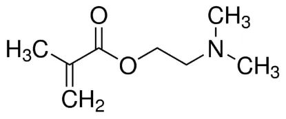 图片 2-(二甲氨基)甲基丙烯酸乙酯，2-(Dimethylamino)ethyl methacrylate；contains 700-1000 ppm monomethyl ether hydroquinone as inhibitor, 98%