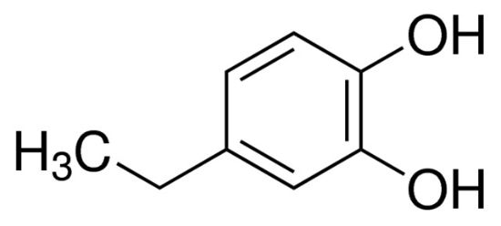 图片 4-乙基苯磷二酚，4-Ethylcatechol；95%