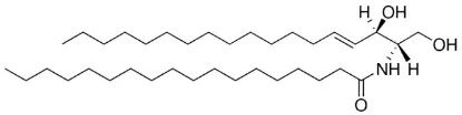 图片 N-硬脂酰-D-鞘氨醇 [C18神经酰胺]，N-Stearoyl-D-sphingosine；≥98.0% (TLC)