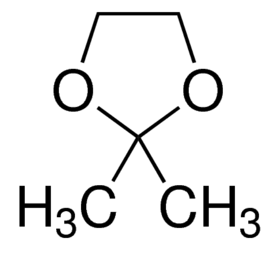 图片 2,2-二甲基-1,3-二噁茂烷，2,2-Dimethyl-1,3-dioxolane；98%