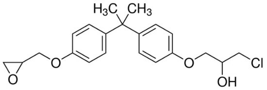 图片 双酚A(3-氯-2-羟丙基)缩水甘油醚，Bisphenol A (3-chloro-2-hydroxypropyl) glycidyl ether [BADGE-HCl]；analytical standard, ≥90% (HPLC)