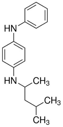 图片 N-(1,3-二甲基丁基)-N'-苯基-1,4-苯二胺，N-(1,3-Dimethylbutyl)-N'-phenyl-1,4-phenylenediamine；≥99.0%(GC)
