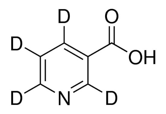图片 烟酸-环-d4，Nicotinic acid-(ring-d4)；≥98 atom % D, ≥98% (CP)