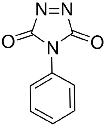 图片 4-苯基-1,2,4-三唑啉-3,5-二酮，4-Phenyl-1,2,4-triazoline-3,5-dione [PTAD]；97%