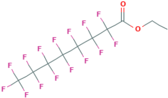 图片 全氟辛酸乙酯，Ethyl perfluorooctanoate；99%