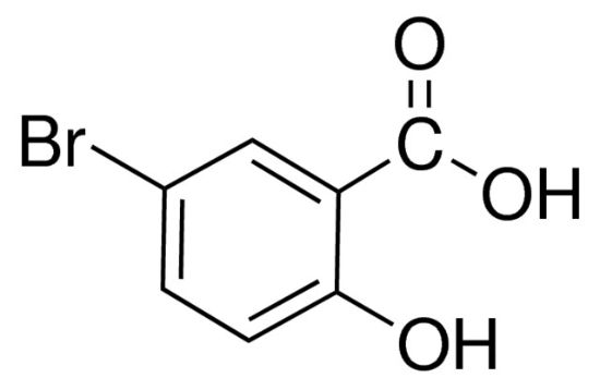 图片 5-溴水杨酸，5-Bromosalicylic acid；technical grade, 90%
