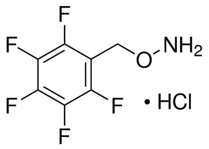 图片 O-(2,3,4,5,6-五氟苄基)羟胺盐酸盐，O-(2,3,4,5,6-Pentafluorobenzyl)hydroxylamine hydrochloride [PFBHA·HCl]；≥98%