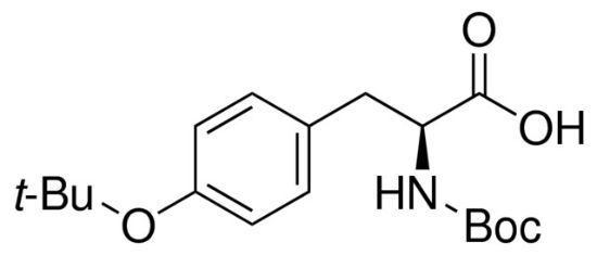 图片 Boc-O-叔丁基-L-酪氨酸，Boc-Tyr(tBu)-OH；≥99.0% (sum of enantiomers, TLC)