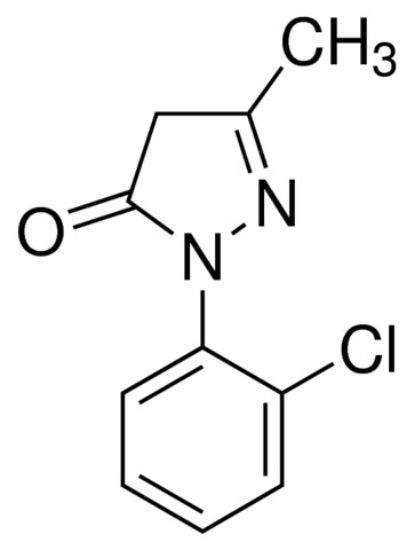 图片 1-(2-氯苯基)-3-甲基-5-吡唑啉酮，1-(2-Chlorophenyl)-3-methyl-2-pyrazolin-5-one；97%