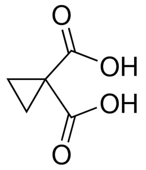 图片 1,1-环丙烷二羧酸，Cyclopropane-1,1-dicarboxylic acid；97%