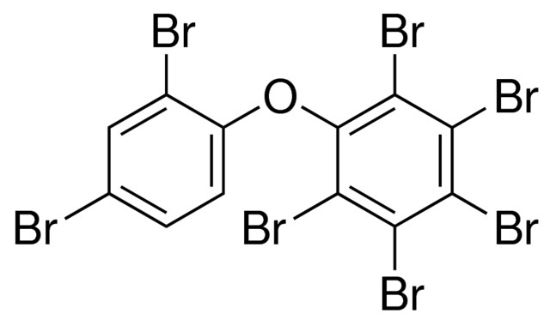 图片 2,2',3,4,4',5,6-七溴联苯醚，2,2',3,4,4',5,6-Heptabromodiphenyl Ether [PBDE 181]
