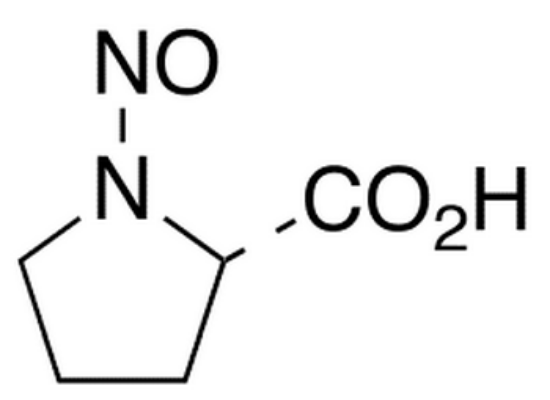 图片 N-亚硝基-L-脯氨酸，N-Nitroso-L-proline