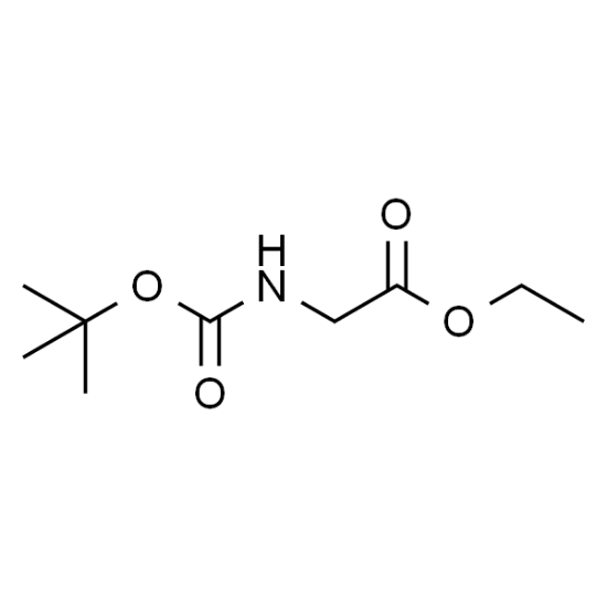 图片 N-叔丁氧羰基甘氨酸乙酯，N-(tert-Butoxycarbonyl)glycine Ethyl Ester；≥99%(GC)