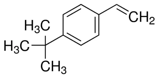 图片 4-叔丁基苯乙烯，4-tert-Butylstyrene；contains ≤100 ppm tert-butylcatechol as inhibitor, 93%