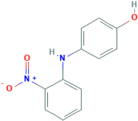 图片 4-((2-硝基苯基)氨基)苯酚 [染料橙1]，4-((2-Nitrophenyl)amino)phenol [HC Orange 1]；≥99.0%